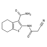 2-(2-Cyano-acetylamino)-4,5,6,7-tetrahydro-benzo[b]thiophene-3-carboxylic acid amide