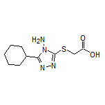 2-[(4-Amino-5-cyclohexyl-4H-1,2,4-triazol-3-yl)thio]acetic Acid