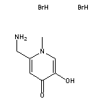 2-(aminomethyl)-5-hydroxy-1-methyl-1,4-dihydropyridin-4-one dihydrobromide