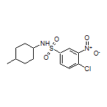 4-chloro-N-(4-methylcyclohexyl)-3-nitrobenzenesulfonamide