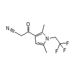 3-[2,5-Dimethyl-1-(2,2,2-trifluoroethyl)-3-pyrrolyl]-3-oxopropanenitrile