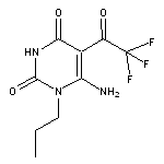 6-amino-1-propyl-5-(trifluoroacetyl)pyrimidine-2,4(1H,3H)-dione