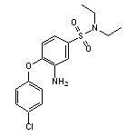 3-Amino-4-(4-chloro-phenoxy)-N,N-diethyl-benzenesulfonamide