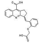 3-(2-Carboxymethoxy-benzylidene)-2,3-dihydro-1H-cyclopenta[b]quinoline-9-carboxylic acid