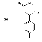 (3S)-3-amino-3-(4-fluorophenyl)propanamide hydrochloride