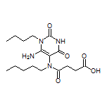 4-[(6-Amino-1-butyl-2,4-dioxo-1,2,3,4-tetrahydropyrimidin-5-yl)(pentyl)amino]-4-oxobutanoic Acid