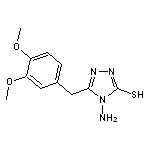 4-Amino-5-(3,4-dimethoxy-benzyl)-4H-[1,2,4]triazole-3-thiol