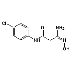 N-(4-Chloro-phenyl)-2-(N-hydroxycarbamimidoyl)-acetamide