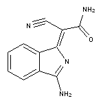 (2Z)-2-(3-amino-1H-isoindol-1-ylidene)-2-cyanoacetamide