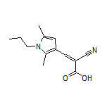 2-Cyano-3-(2,5-dimethyl-1-propyl-3-pyrrolyl)acrylic Acid