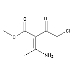 methyl (2E)-3-amino-2-(chloroacetyl)but-2-enoate