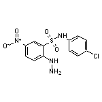 N-(4-Chloro-phenyl)-2-hydrazino-5-nitro-benzenesulfonamide