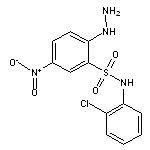 N-(2-Chloro-phenyl)-2-hydrazino-5-nitro-benzenesulfonamide