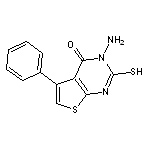 3-Amino-2-mercapto-5-phenyl-3H-thieno[2,3-d]pyrimidin-4-one