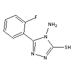 4-Amino-5-(2-fluoro-phenyl)-4H-[1,2,4]triazole-3-thiol