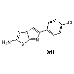 6-(4-chlorophenyl)imidazo[2,1-b][1,3,4]thiadiazol-2-amine hydrobromide