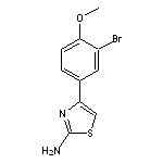 4-(3-bromo-4-methoxyphenyl)-1,3-thiazol-2-amine