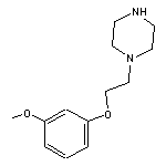 1-[2-(3-methoxyphenoxy)ethyl]piperazine