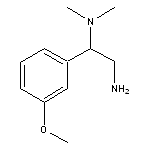 N-[2-amino-1-(3-methoxyphenyl)ethyl]-N,N-dimethylamine