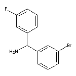 (3-bromophenyl)(3-fluorophenyl)methanamine