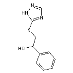 1-phenyl-2-(1H-1,2,4-triazol-5-ylsulfanyl)ethan-1-ol