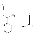 2,2,2-trifluoroacetic acid, 3-amino-3-phenylpropanenitrile