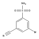 3-bromo-5-cyanobenzene-1-sulfonamide