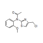 N-[4-(Chloromethyl)-2-thiazolyl]-N-(2-methoxyphenyl)acetamide