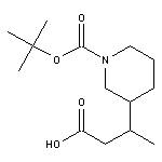 3-{1-[(tert-butoxy)carbonyl]piperidin-3-yl}butanoic acid