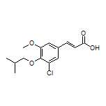 (E)-3-(3-Chloro-4-isobutoxy-5-methoxyphenyl)acrylic Acid