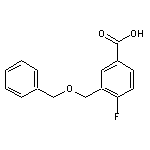 3-[(benzyloxy)methyl]-4-fluorobenzoic acid