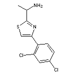 1-[4-(2,4-dichlorophenyl)-1,3-thiazol-2-yl]ethan-1-amine