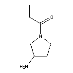 1-(3-aminopyrrolidin-1-yl)propan-1-one