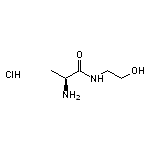 (2S)-2-amino-N-(2-hydroxyethyl)propanamide hydrochloride