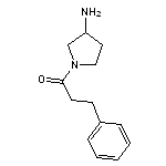 1-(3-aminopyrrolidin-1-yl)-3-phenylpropan-1-one