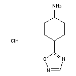 4-(1,2,4-oxadiazol-5-yl)cyclohexan-1-amine hydrochloride