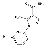 5-amino-1-(3-bromophenyl)-1H-pyrazole-4-carboxamide