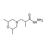 3-(2,6-Dimethylmorpholino)-2-methylpropanehydrazide