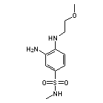 3-amino-4-[(2-methoxyethyl)amino]-N-methylbenzene-1-sulfonamide