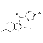 (2-amino-6-methyl-4,5,6,7-tetrahydro-1-benzothien-3-yl)(4-bromophenyl)methanone