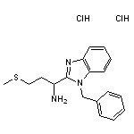 1-(1-benzyl-1H-1,3-benzodiazol-2-yl)-3-(methylsulfanyl)propan-1-amine dihydrochloride