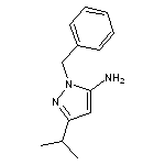 1-benzyl-3-(propan-2-yl)-1H-pyrazol-5-amine