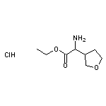 ethyl 2-amino-2-(oxolan-3-yl)acetate hydrochloride