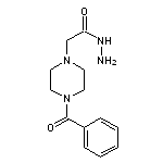 2-(4-benzoylpiperazin-1-yl)acetohydrazide