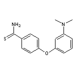 4-[3-(dimethylamino)phenoxy]benzene-1-carbothioamide