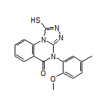 1-Mercapto-4-(2-methoxy-5-methylphenyl)-[1,2,4]triazolo[4,3-a]quinazolin-5(4H)-one