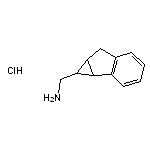 1H,1aH,6H,6aH-cyclopropa[a]inden-1-ylmethanamine hydrochloride