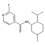 2-fluoro-N-[5-methyl-2-(propan-2-yl)cyclohexyl]pyridine-4-carboxamide