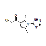 2-Chloro-1-[2,5-dimethyl-1-(1H-1,2,4-triazol-5-yl)-3-pyrrolyl]ethanone