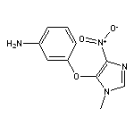 3-[(1-methyl-4-nitro-1H-imidazol-5-yl)oxy]aniline